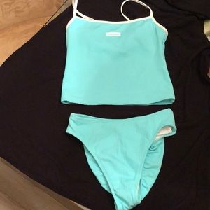 Nautical 2-Piece Tankini Nylon/Spandex Size 8
